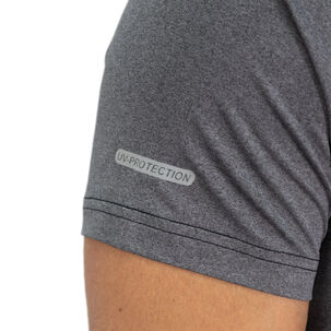 Polera Dry Fit Hw Spx Manga Corta Hombre Carbon Grey